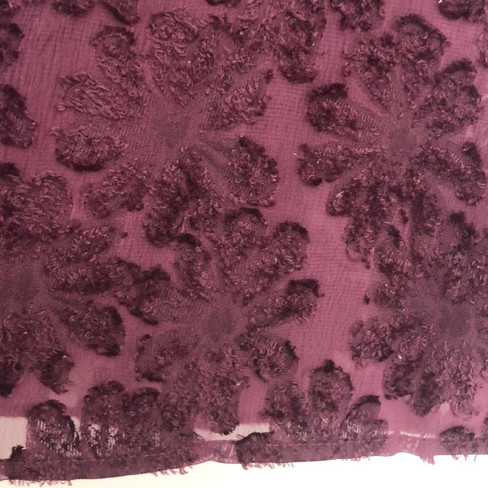 Michael Kors Flocked Velvet Illusion Top - Medium - Picture 5 of 7